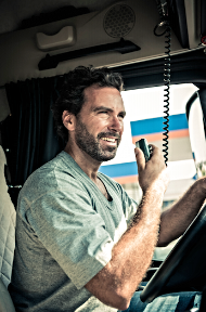 Driver Talking to Dispatch C.A. Short Company