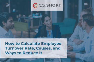 How to Calculate Employee Turnover Rate, Causes, and Ways to Reduce It