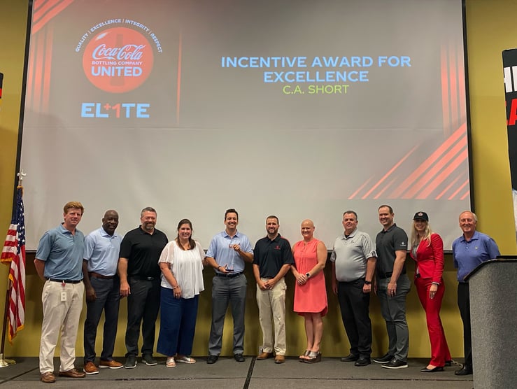 The Incentive Marketing Association Recognizes C.A. Short Company & Coca-Cola Bottling Company UNITED for Excellence in Sales Incentives