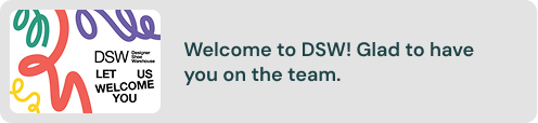 DSW Welcome eCard