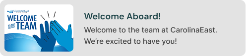 Carolina East Welcome