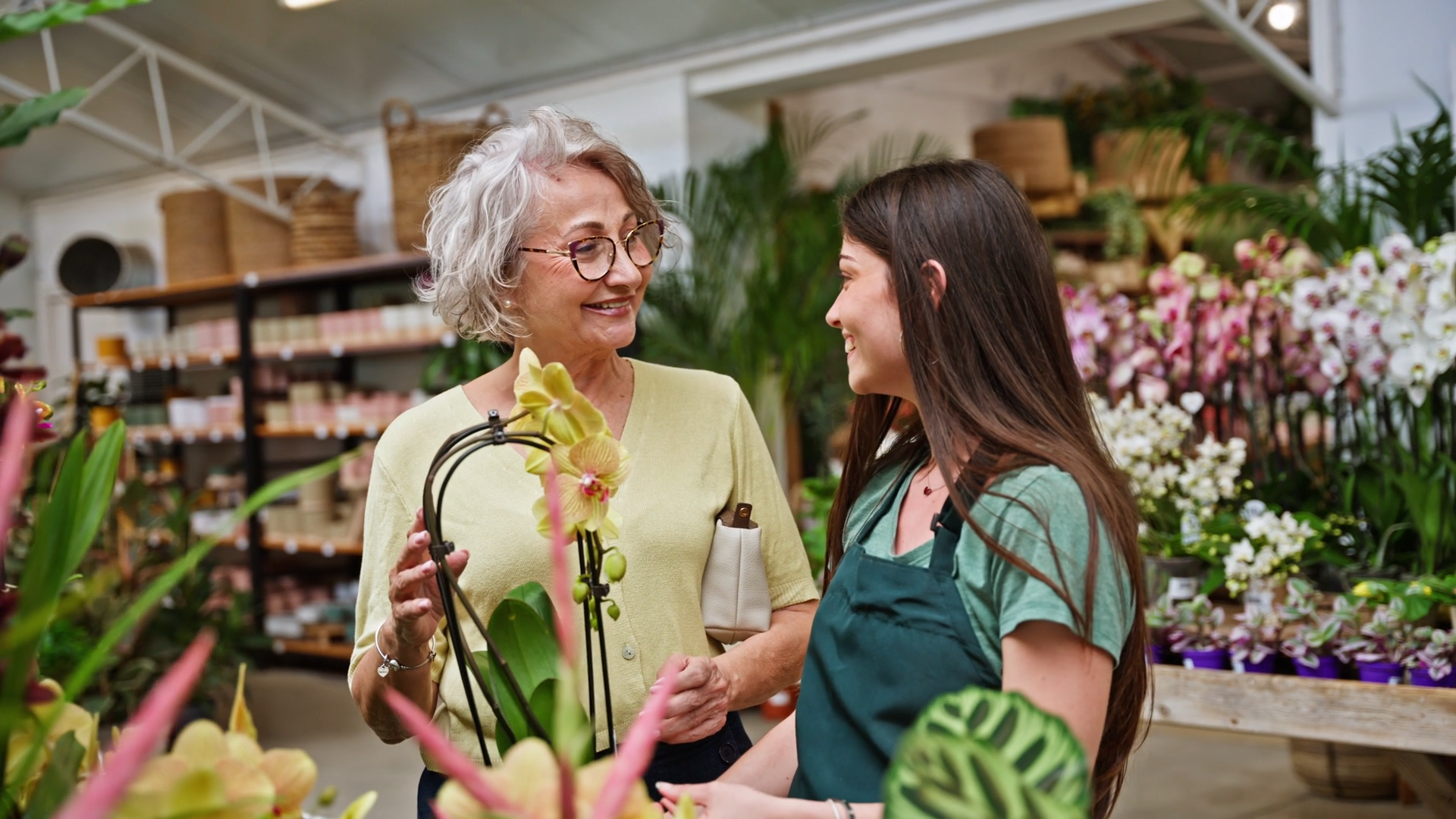 Retail Worker Assisting Customer Shop
