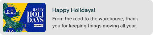 Penske Happy Holidays