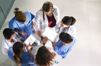 Doctors and nurses meet during National Nurses and Hospital week