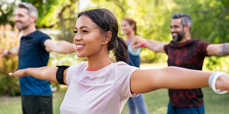 Workplace wellness program budget breakdown and ROI chart.